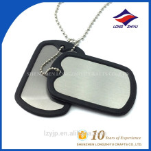 Hot sales stainless steel print laser logo blank plastic dog tag